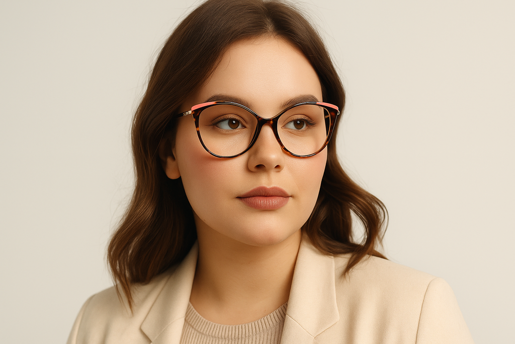 Tendance lunettes de vue femme avec un visage rond : nos conseils