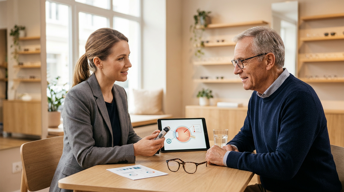 Glaucome : comment votre opticien peut vous alerter