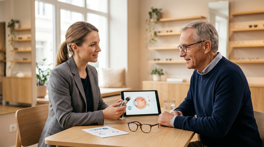Glaucome : comment votre opticien peut vous alerter