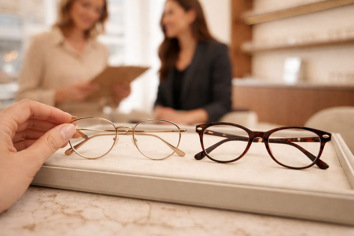 Montures métalliques ou acétate : quand privilégier le métal pour ses lunettes ?
