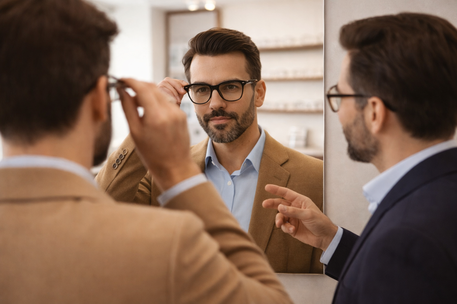 Premières lunettes de vue pour homme : les modèles tendance pour franchir le cap