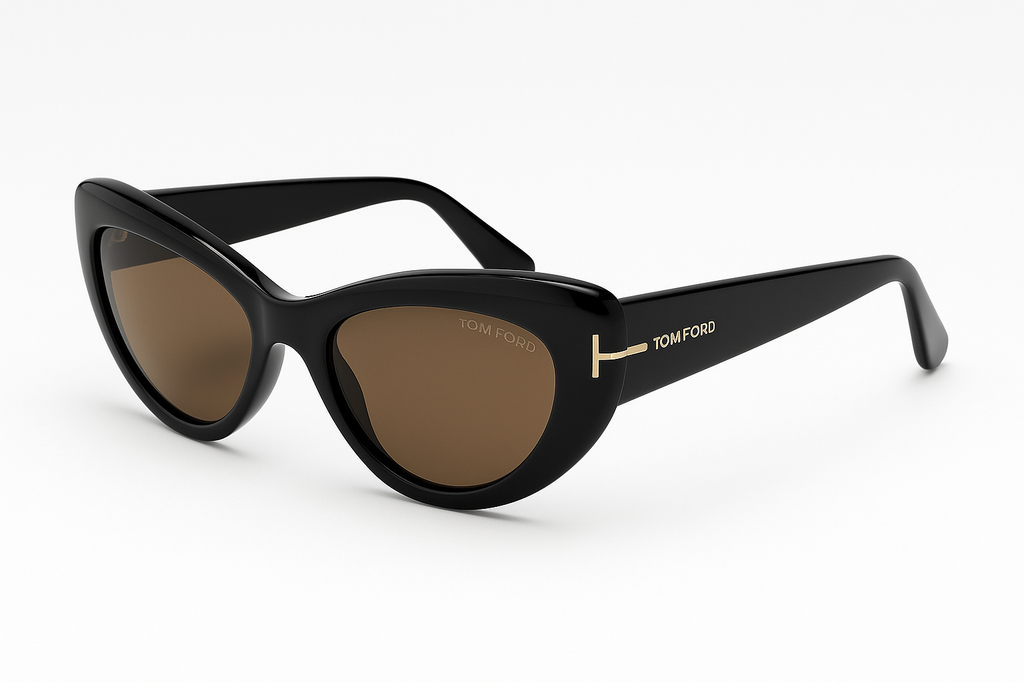 Lunettes de soleil Tom Ford Vintage TF123 Femme Noir