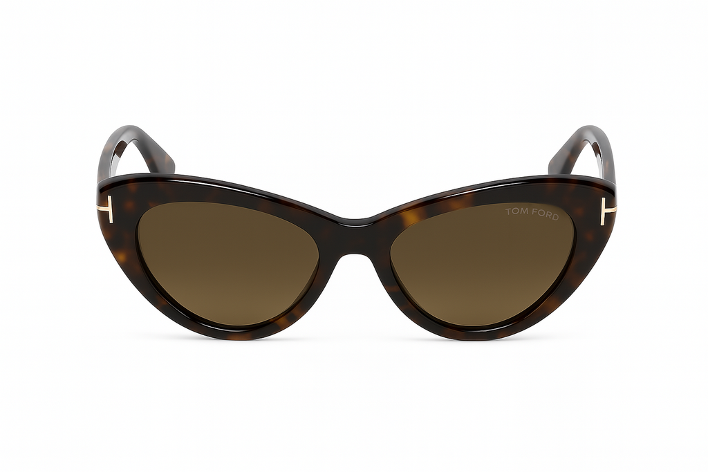 Lunettes de soleil Tom Ford Vintage TF123 Femme Noir
