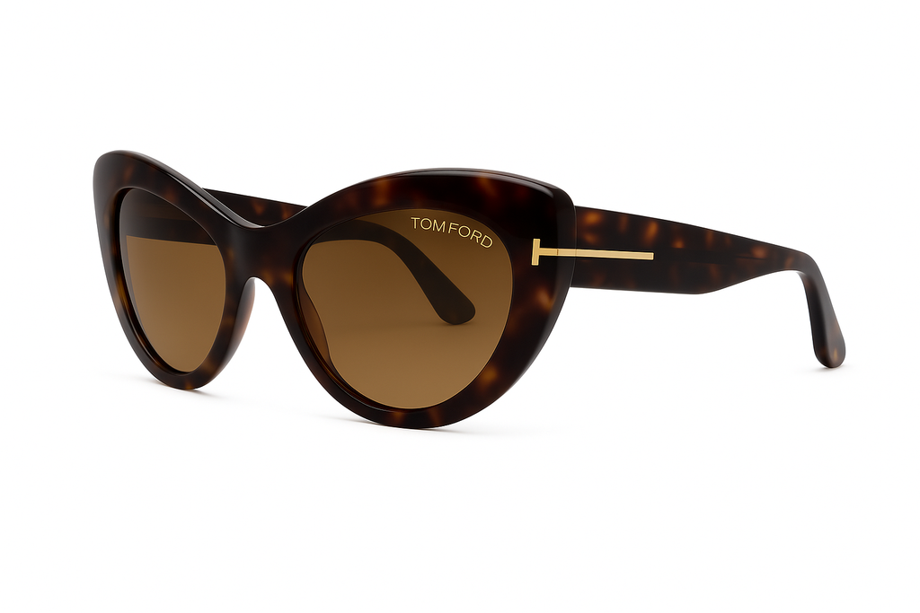 Lunettes de soleil Tom Ford Vintage TF123 Femme Noir