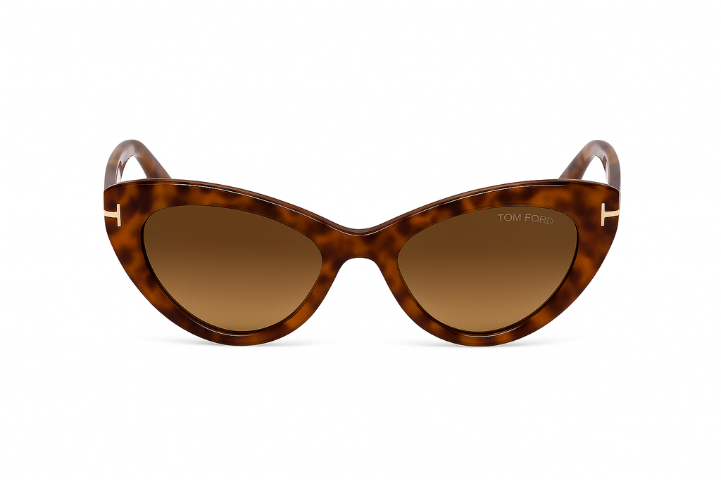 Lunettes de soleil Tom Ford Vintage TF123 Femme Noir