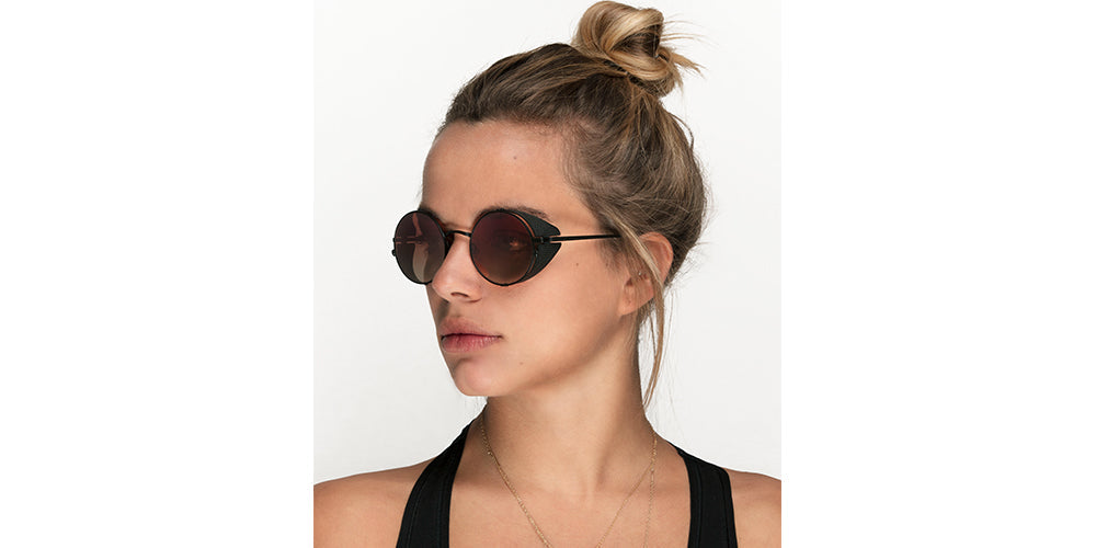 Lunettes de soleil BLACK ROCK Mixte Doré