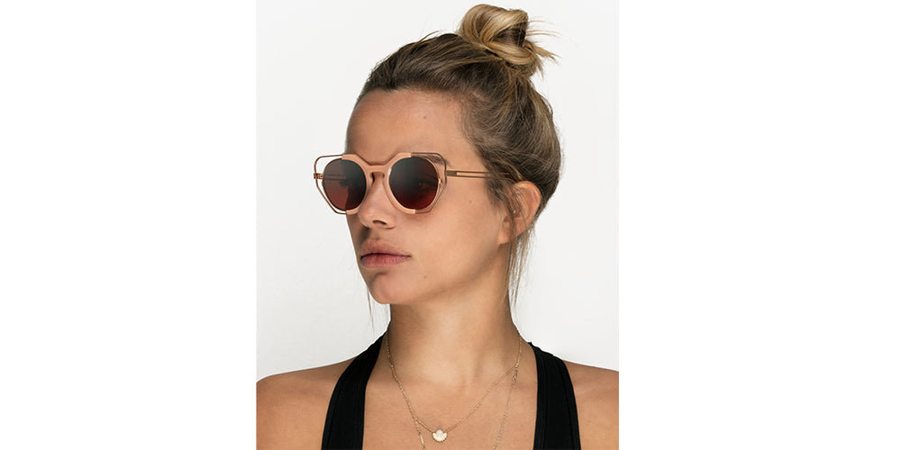 Lunettes de soleil NAT Femme Marron