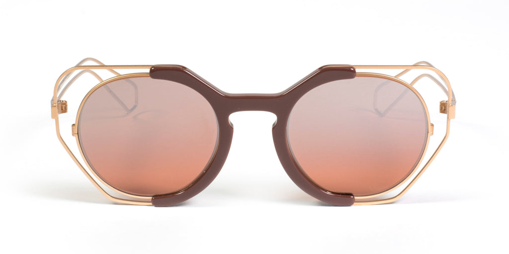 Lunettes de soleil NAT Femme Marron