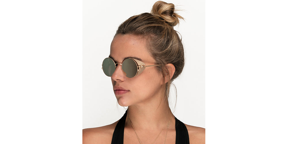 Lunettes de soleil BLACK ROCK Mixte Doré