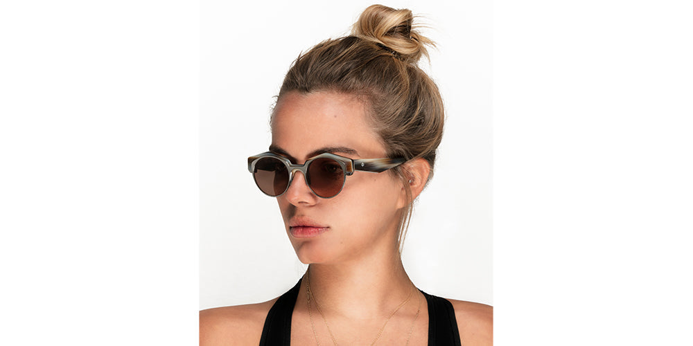 Lunettes de soleil VICK Mixte Marron